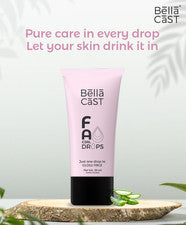 Gotas faciales brillantes - BellaCast | Suero para piel radiante | Cuidado facial hidratante