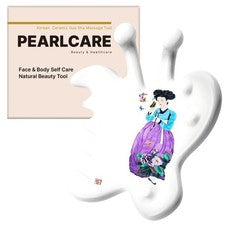 【Oficial】 Herramienta Masajeadora Gua Sha Corporal Cara Cerámica Coreana Hecha a Mano PEARLCARE