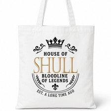 Bolso Shopper Casa Of Algodón Apellido Familiar SHULL