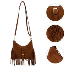 Bolso de Mano Western Mensajero para Compras Bohemio Flecos Hombro