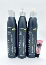 Firenze AHL Champú, Acondicionador y Gel Anti-Pérdida de Cabello 10.1 Fl Oz/300ml Kit