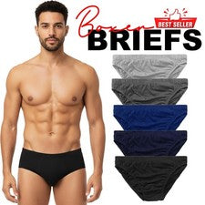 PACK DE 3,6,12 CALZONCILLOS CLÁSICOS PARA HOMBRE PANTALONES HIPSTER AULTS ROPA INTERIOR DE ALGODÓN S-2XL