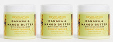 PACK DE 3 MASCARILLAS ACONDICIONADORAS DE MANTEQUILLA DE PLÁTANO Y MANGO REVOLUTION HAIRCARE 200 ml