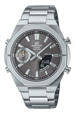 CASIO EDIFICE ECB-S10YD-8AJF Bluetooth Zafiro Gris Dial Reloj Negro Japón Nuevo