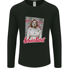 Camiseta de manga larga Service Secret Fashion para hombre
