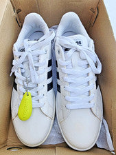 Adidas Cloudfoam Advantage Neo Para hombres 8 Tenis Blanco Negro AW4294 Espuma con Memoria