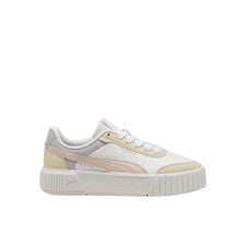 Zapatillas informales blancas con cordones PUMA Carina Mia para jóvenes niñas 40374603