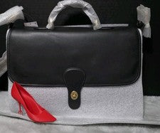 Bolso Mensajero Coach Metropolitan CFB18 Cuero Maletín Devil Wears Prada 2 Nuevo con Etiquetas