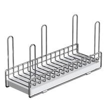 Drenaje eficiente para soporte de utensilios de cocina hecho de acero inoxidable