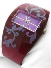 Reloj de moda con pinzas de plástico de Mavis Cityline