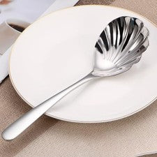Juego de cucharas para servir utensilios de catering de acero inoxidable para cocina buffet