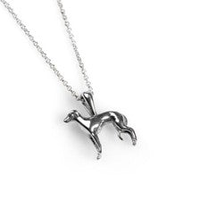 Collar para perro galgo de plata de ley 925 Whippet lebrel animales regalos