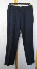 Nuevo con etiquetas Pantalones Perry Ellis Portfolio Ajuste Moderno Azul Marino Oscuro Sin Hierro Para Hombre 32 x 32