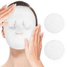 Toalla facial de compresa fría caliente 2 piezas práctica facial spa hidratante toalla