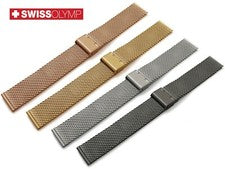 Para HUGO BOSS Reloj Acero Inoxidable Malla Tiburón Correa Milanesa Pulsera