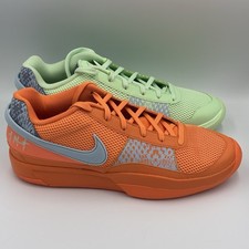 Nike Ja 1 Desajustado Naranja Verde FQ4796-800 Talla 13 Nuevo Auténtico