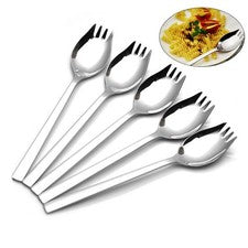 6 piezas de acero inoxidable ayudante de cocina ayudante de cocina cuchara para ensaladas cuchara de acero inoxidable