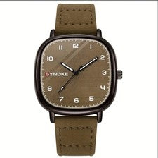 Synoke Reloj de Cuarzo Marrón Unisex - Ligero, Esfera Fácil de Leer, Listo para Regalo Reino Unido