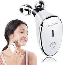 Herramienta de belleza de la piel masajeador facial - cuidado facial/cuerpo para estirar la piel rosa