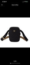 Bolso Cinturón Michael Kors Mujer’s Logo Negro Dorado Talla S M Nuevo con Etiquetas