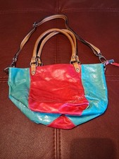 Bolso de mano bandolera de cuero para mujer Borse in Pelle multicolor