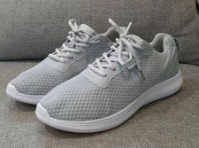 GESIMEI Para hombres Talla 11 (45) Malla Transpirable Tenis Zapatos para Correr Gris Claro Nuevos