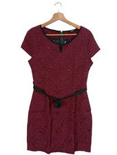 Vestidos de encaje MISRA rojo talla 40