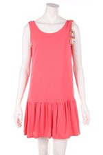 Vestido Pepe Jeans Volantes S Rosa Neón NUEVO