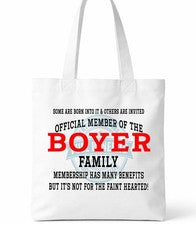 Bolso de Mano Boyer Family Clan Shopper Regalo Personalizado Reunión