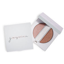 Jazmine BEAUTY Trío Iluminador Rostro y Cuerpo Iluminador Prensado - Hora Dorada