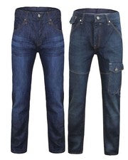 Nuevo pantalón de mezclilla para hombre largo regular recto azul 30 32 34 36 38