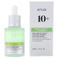 Suero calmante para enrojecimiento hialurónico ácido azelaico Anua 10 K-Beauty coreano