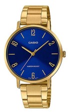 Casio LTP-VT01G-2B Reloj de Vestir Analógico Pulsera Acero Inoxidable Tono Dorado Damas