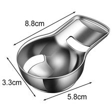 Separador de yemas de huevo de acero inoxidable para hornear fácil de limpiar herramienta de cocina