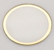 Reloj Borde Dorado Cristal Mineral Plano 1mm Grosor 21-34mm Repuesto