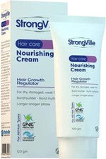 Strongvilla Cuidado del Cabello Crema Nutritiva Crecimiento del Cabello para Cabello Seco y Dañado 120gm