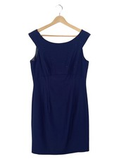 Vestido de noche mujer Vera Mont azul talla 40 pedrería elegante festivo