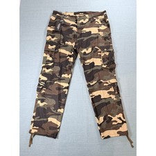 Pantalones cargo Keerdehu de moda para hombre camuflados talla 42 bosque camuflaje utilitario nuevos