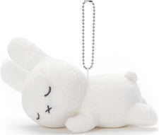 Nuevo GRANDE Miffy Conejo Blanco Cadena para Dormir Clip Bolso Bolso Llave Dije Mascota Peluche