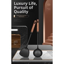 Hierro nitrógeno agitador utensilio para freír con mango ergonómico y resistente al óxido