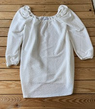 Minivestido fruncido mujer asos design nuevo sin etiquetas talla 8 marfil P5