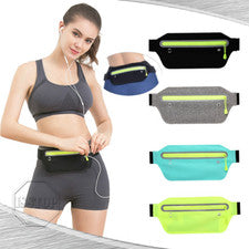 Riñonera deportiva ultra delgada cintura corredor impermeable riñonera cinturones bolsa trotar