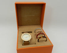Tory Burch Mujer Gigi Equipaje Correa Cuero Reloj 28mm Conjunto Intercambiable