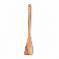 Mini Volteador de Sartenes Compacto Volteador de Sartenes de Madera Resistente al Calor para Cocinar