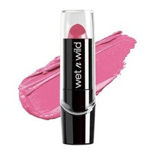 Lápiz labial Wet n Wild Silk Finish Pink Ice 504A 0,13 oz nuevo