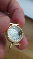 Omega 511.185 PLAQUE GOLD CASE + CRYSTAL cal. 483 484 485 WATCH NOS BOITIER