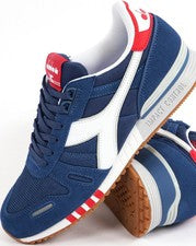 Zapatillas Diadora Titan True Navy Blanco Rojo