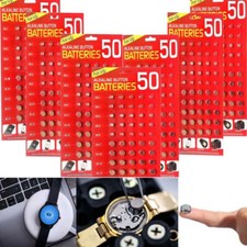 50 X Mezcla SURTIDOS Pilas de Celda de Reloj para Juguetes, Relojes y ect..