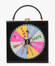 Nuevo con etiquetas Bolso Kate Spade Fortune Favors Adornado 3D Asa Superior Artículo de Coleccionista