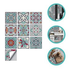 10 Piezas Pegatinas Escaleras Habitación Cocina para Azulejos Calcomanía Decoración Hogar Paredes